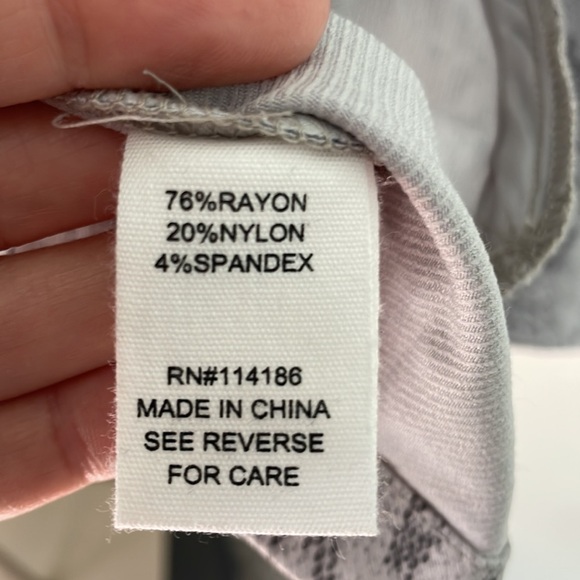 ADY P gray snake print moto jacket NEW size large - Picture 7 of 7